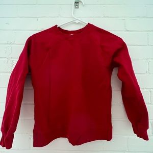 HANNA ANDERSSON Basic Red Long Sleeve Sweatshirt Size 8 or 130 cm